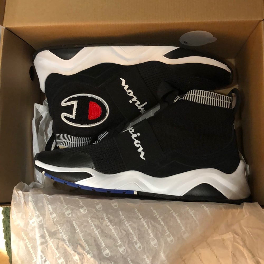 Black Rally Pro High-Top Sneakers
